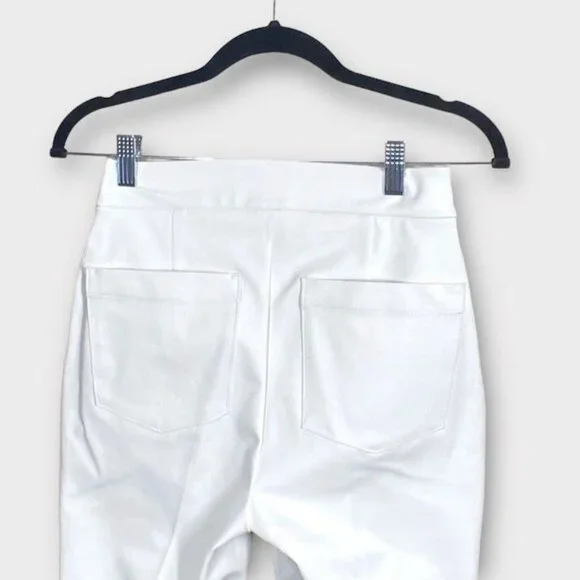NWT Spanx On-The-Go Slim Straight Pant Classic White, Size Extra Small Tall - Picture 7 of 8